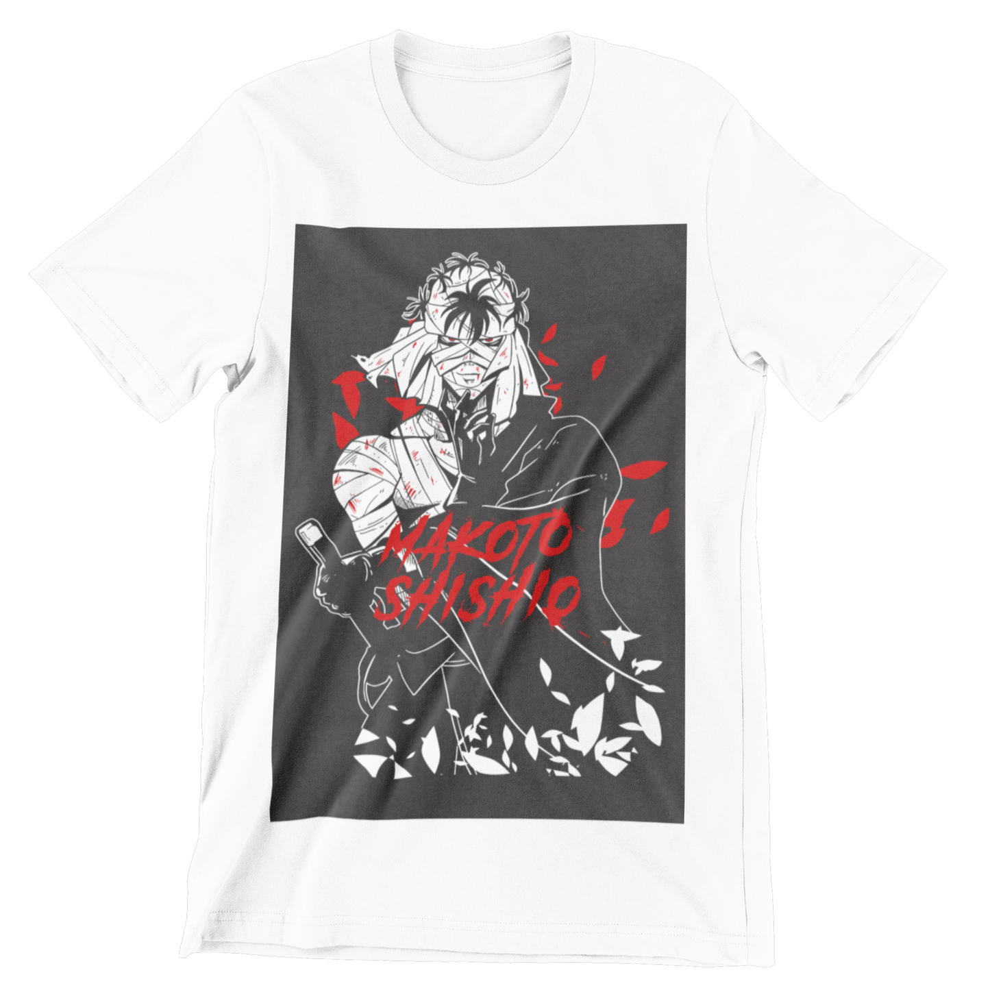 Makoto Shishio Anime Crew Neck T-Shirt