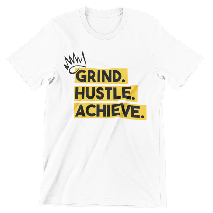 Grind hustle Achieve Crew Neck T Shirt