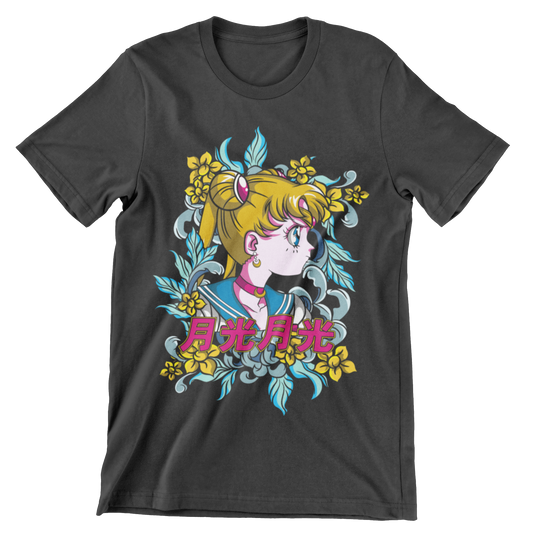 Sailor Moon Anime Crew Neck T-Shirt
