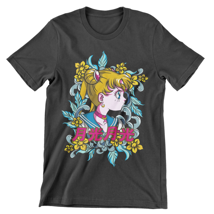 Sailor Moon Anime Crew Neck T-Shirt