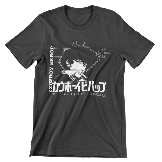 Cowbpy BeBop Anime Crew Neck T-Shirt