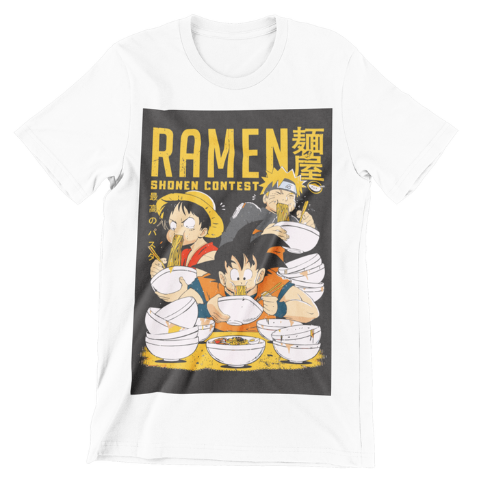 Ramen Shonen Contest Anime Crew Neck T-Shirt