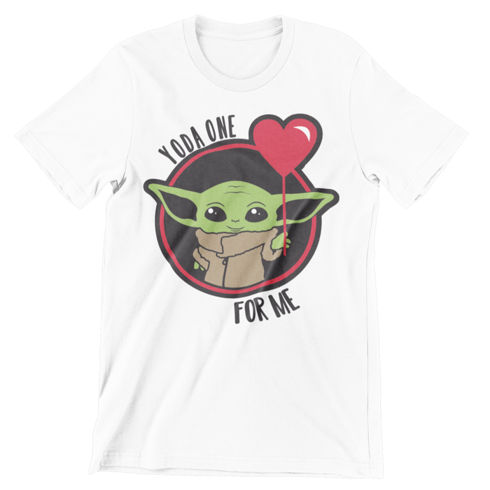 Yoda One for Me Crew Neck T-Shirt