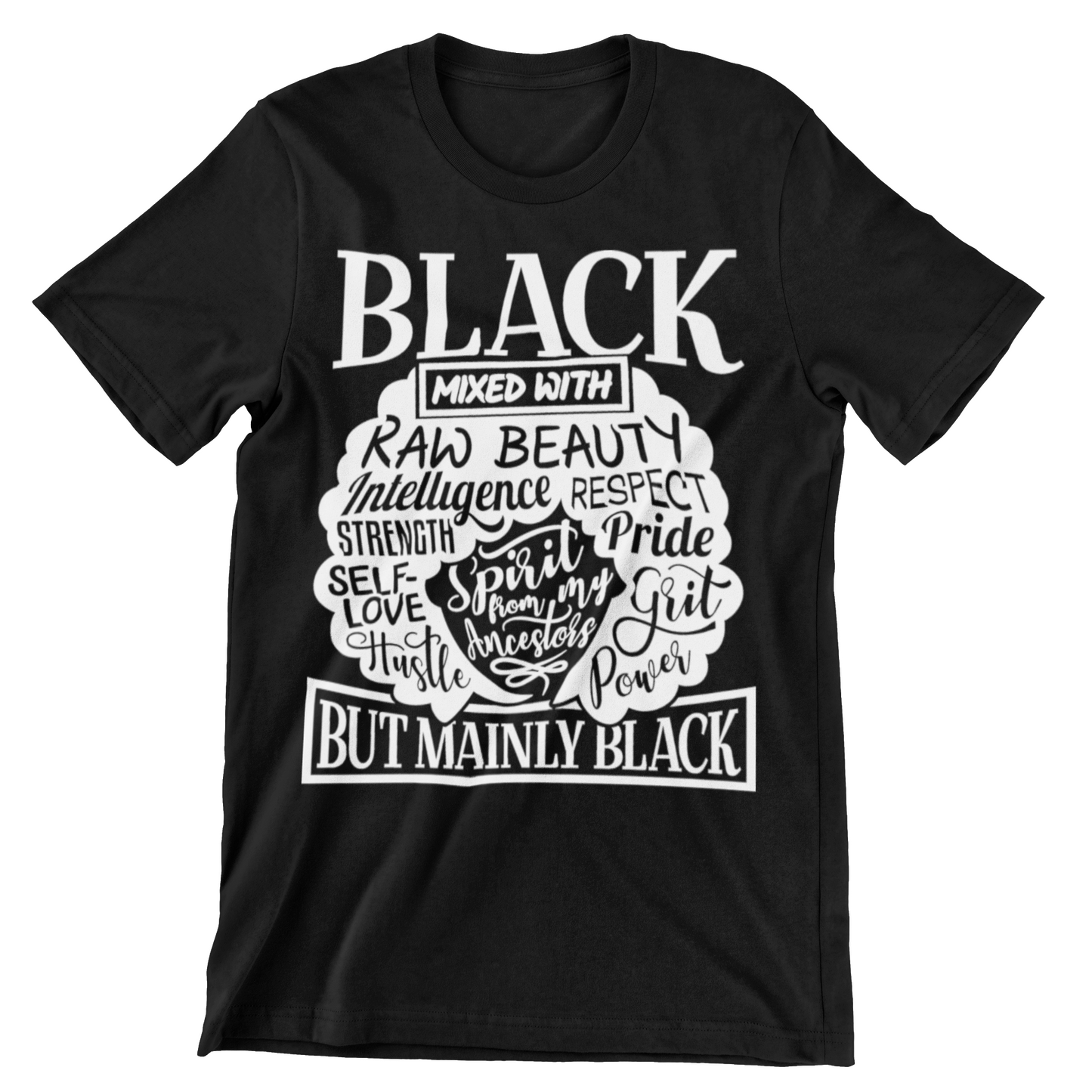 Mixed With Crew Neck T-Shirt