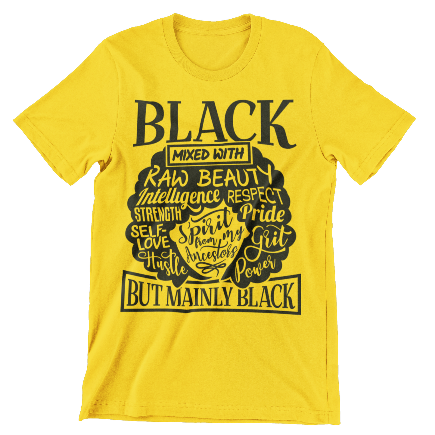 Mixed With Crew Neck T-Shirt