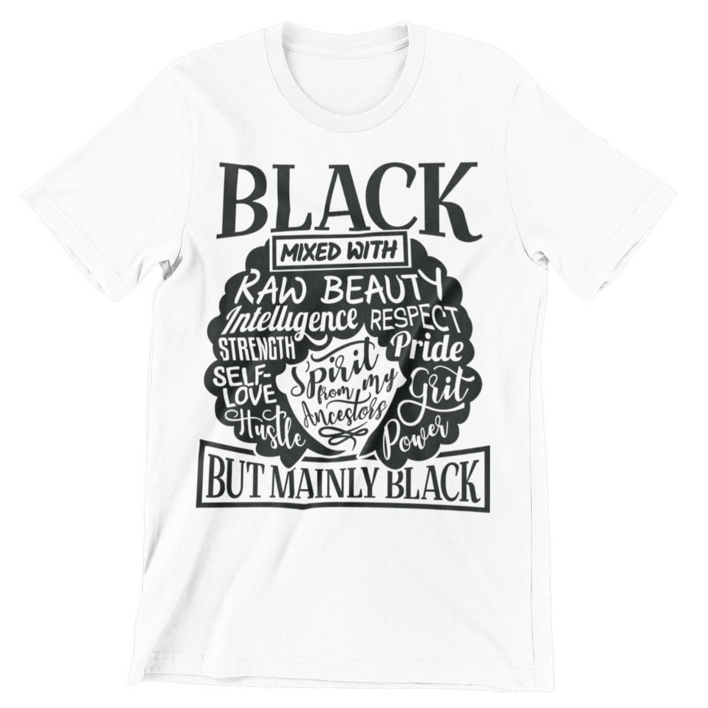 Mixed With Crew Neck T-Shirt