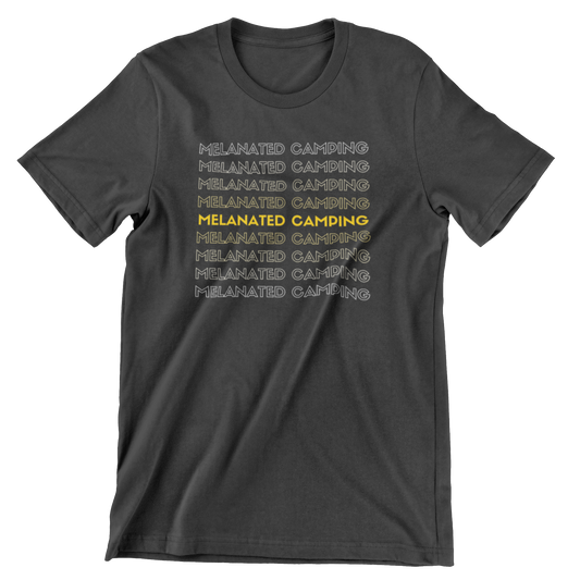 Multi Melanated Camping Crew Neck T-Shirt