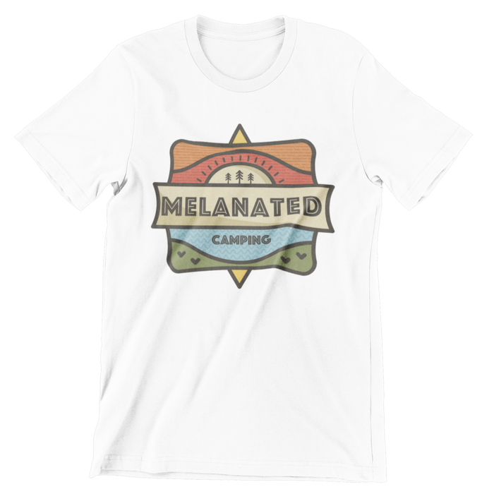 Melanated Camping Logo Crew Neck T-Shirt