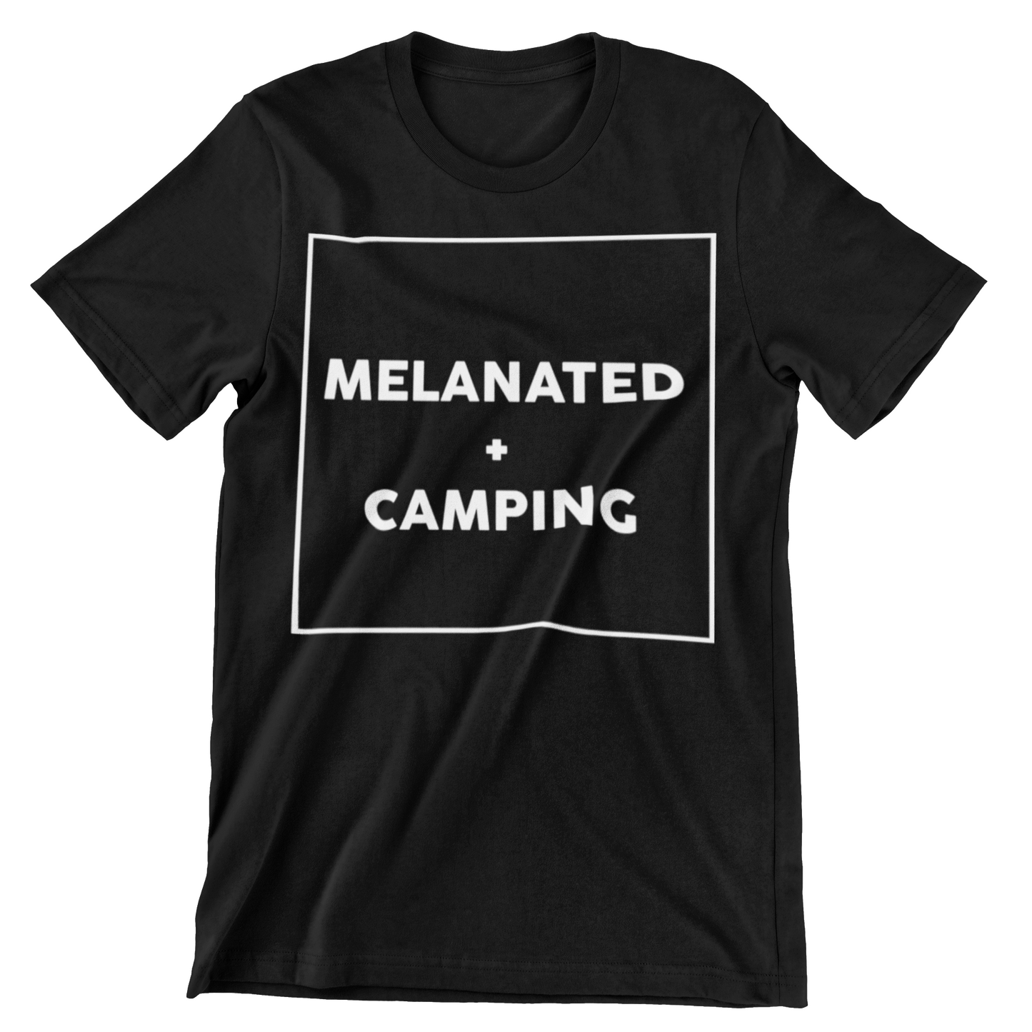 Melanated + Camping Crew Neck T-Shirt