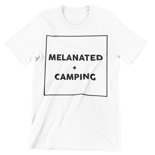 Melanated + Camping Crew Neck T-Shirt