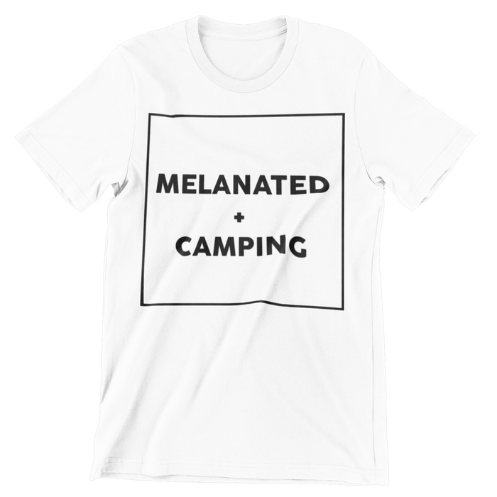 Melanated + Camping Crew Neck T-Shirt