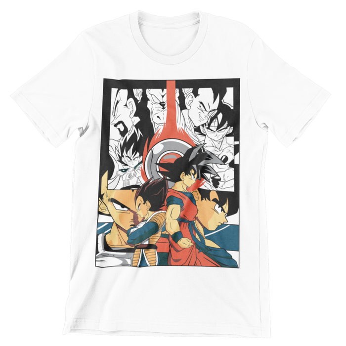 Goku vs Vegeta Crew Neck T-Shirt