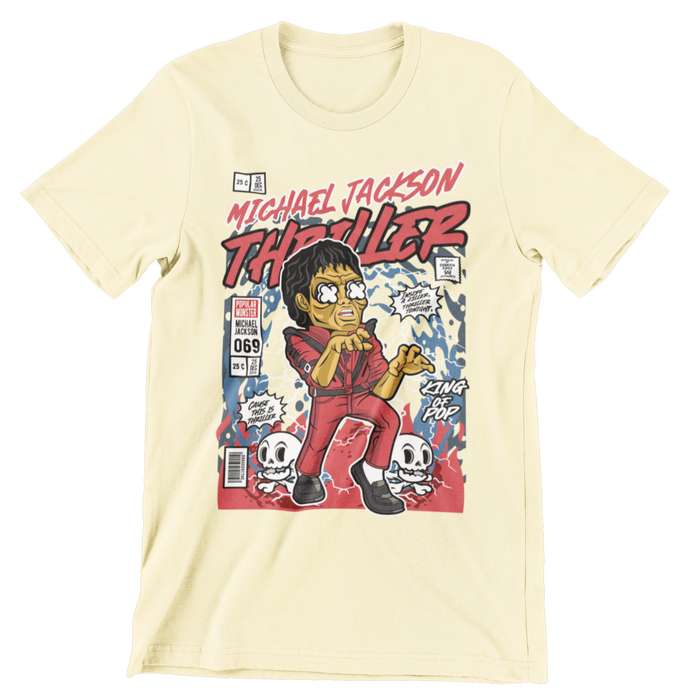 MJ Thriller Comic Crew Neck T-Shirt