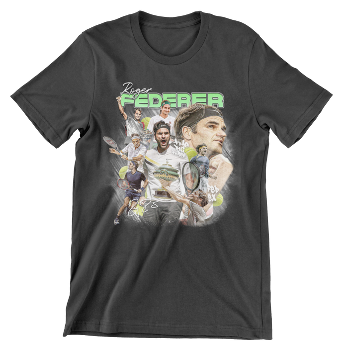 Roger Federer Bootleg Crew Neck T-Shirt