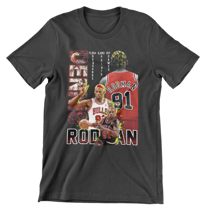 Rodman Bootleg Crew Neck T-Shirt